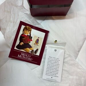 American Girl Molly McIntire Doll Pamphlet Brochure Insert, keepsake & AG box